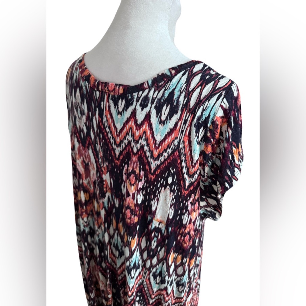 Living Doll Tunic Dress Rayon Spandex Plus Women Size 0X - Picture 3 of 13